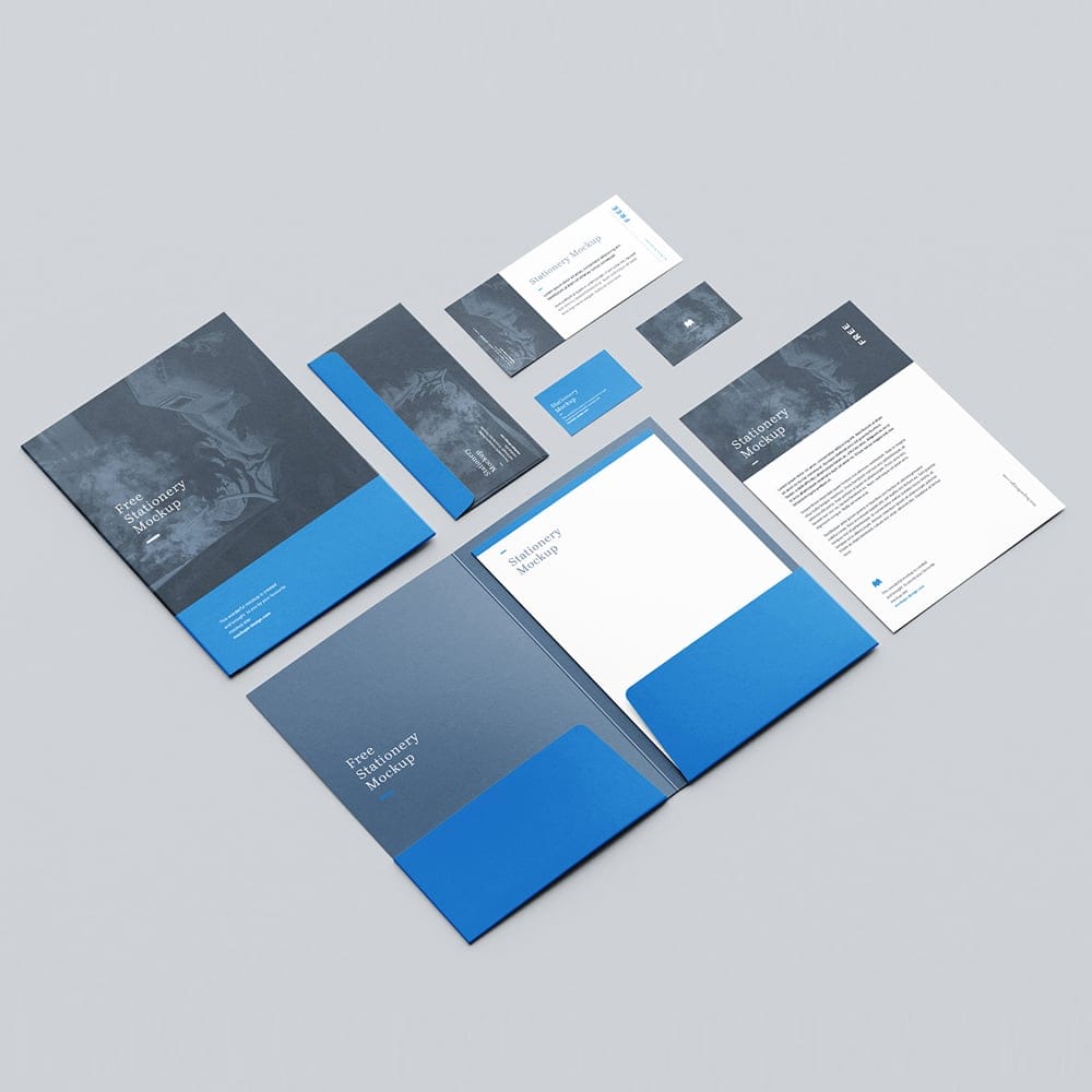 Free Stationery Mockup