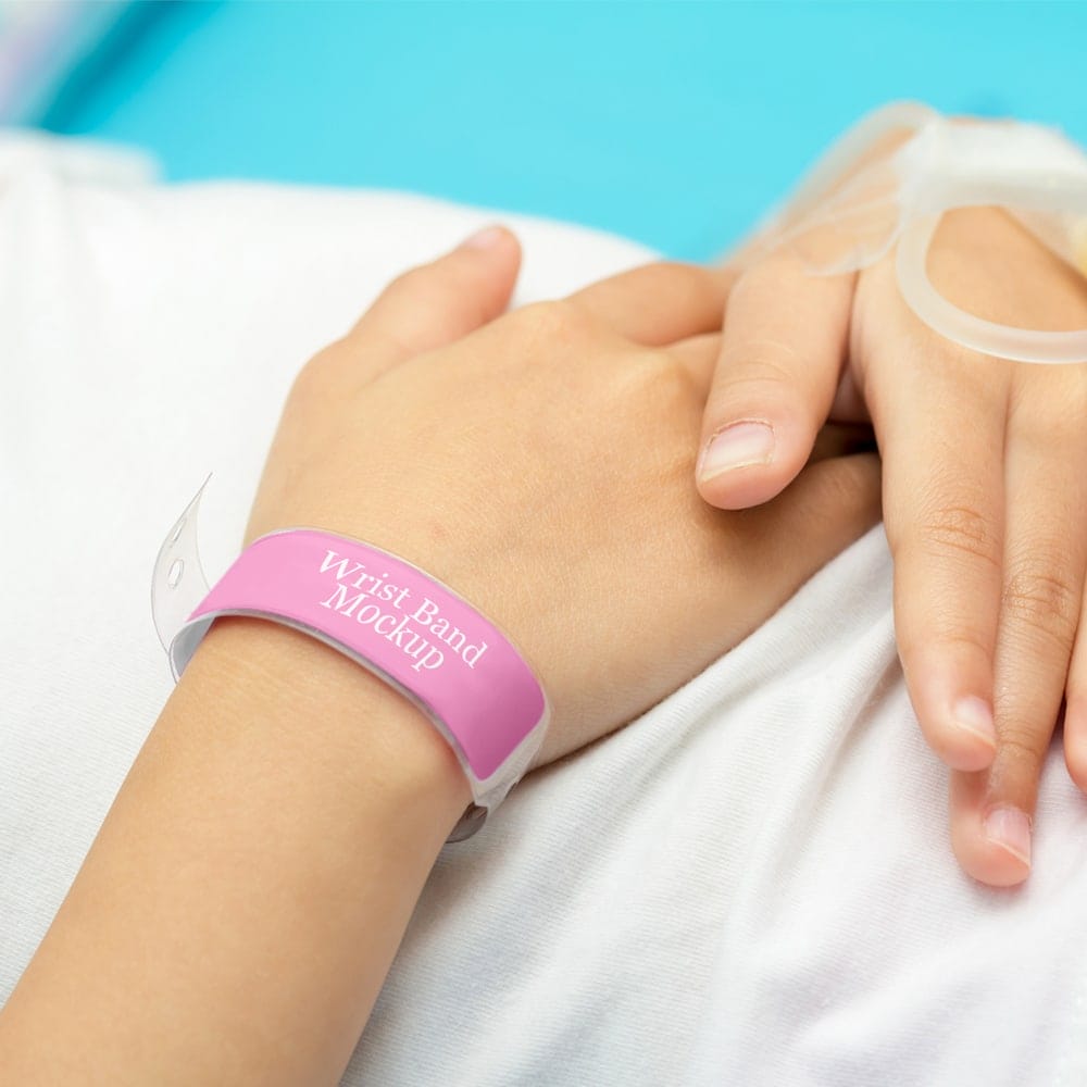 Free Wrist Band Mockup PSD Template