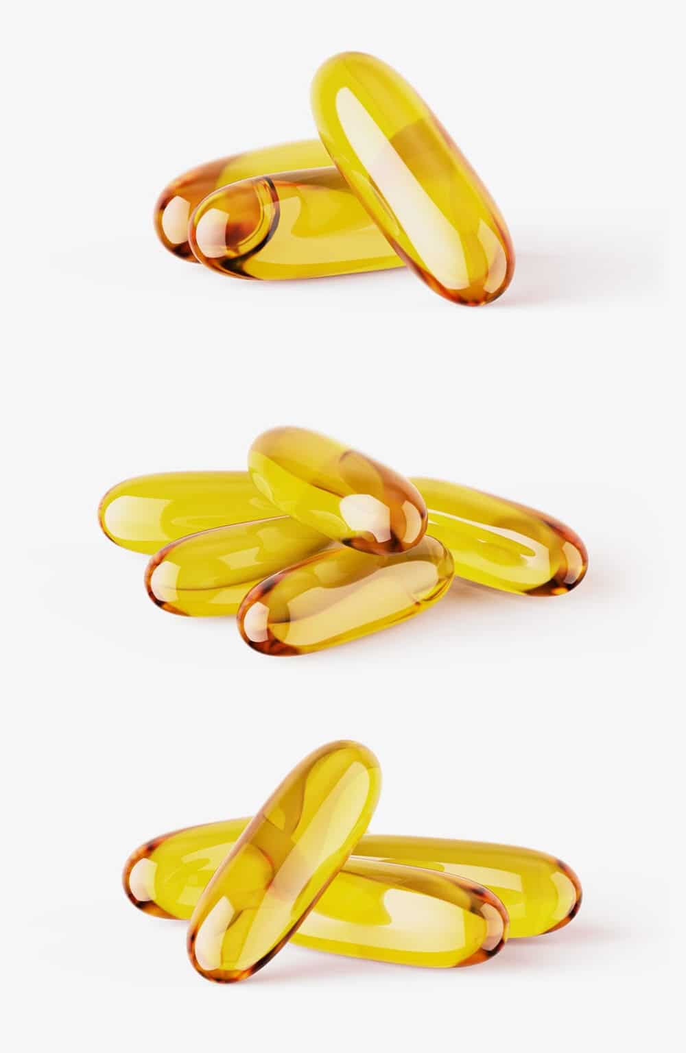 Free Fish Oil Capsules Mockup