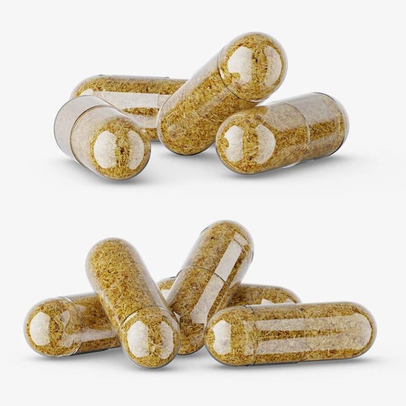 Free Herbal Capsules Mockup