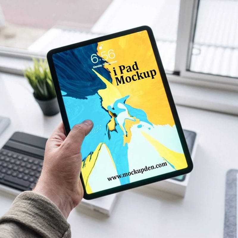 Free iPad Mockup PSD Template
