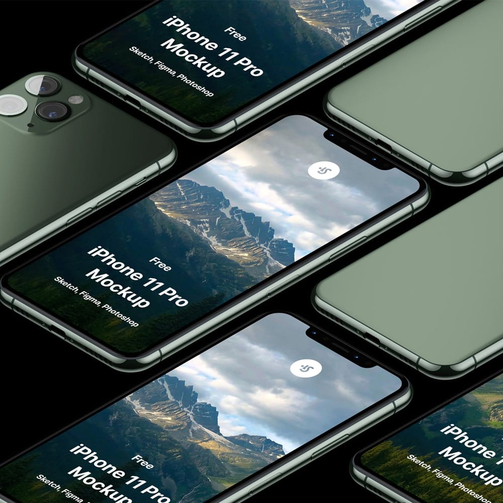 Free iPhone 11 Pro Max Mockup