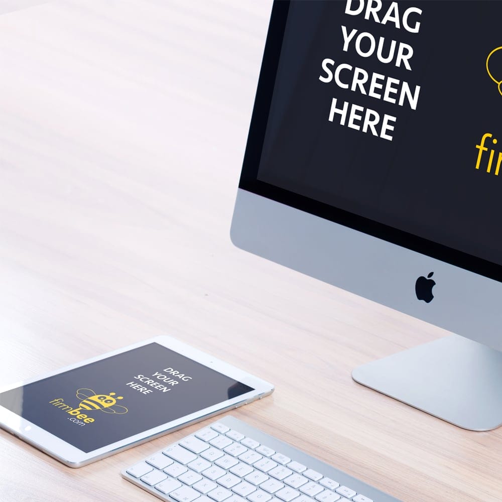 Freelance Workplace Mockup PSD