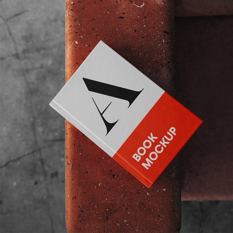 Front Cover Book PSD Mockup