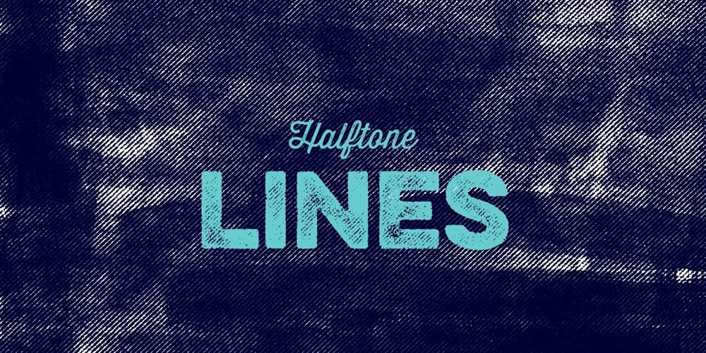 Halftone Line Textures