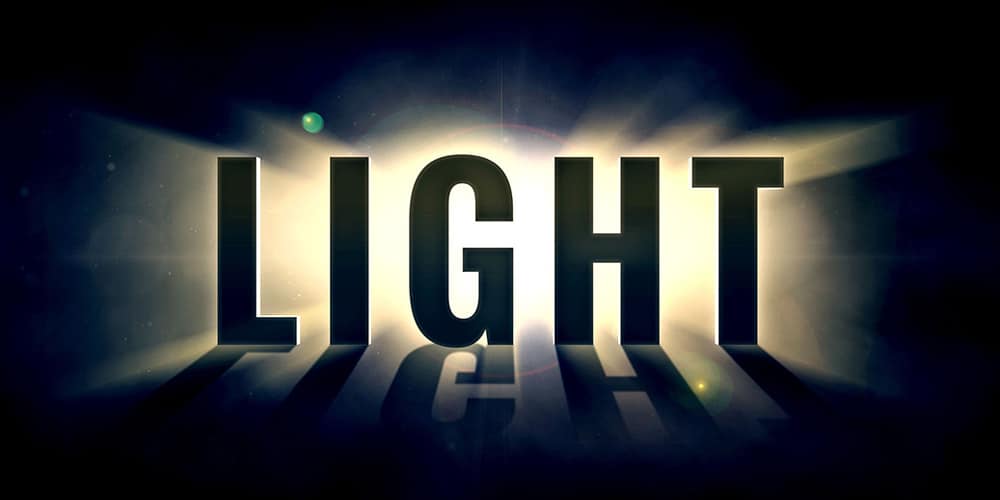 Illuminating Light Text  Effect