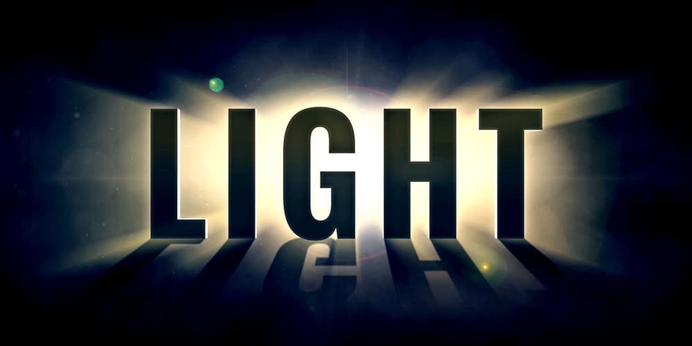 Latest Free Photoshop Text Styles & Effects 66 Illuminating Light Text Effect