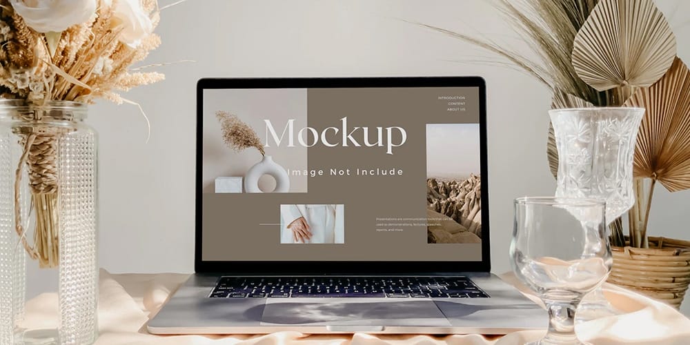 Macbook Scene Creator Mockup