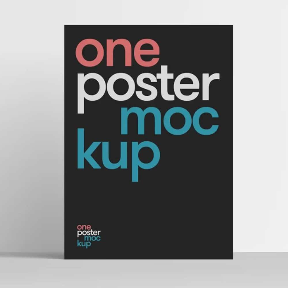 One Poster Mockup
