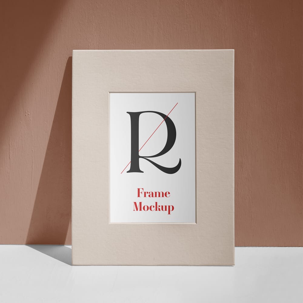 Paper Frame Mockup