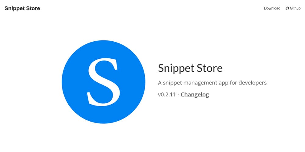 Snippet Store