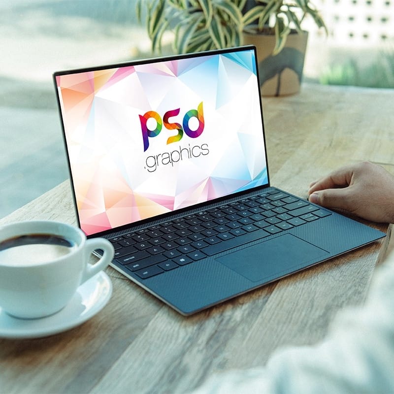 Working on Windows Laptop Mockup