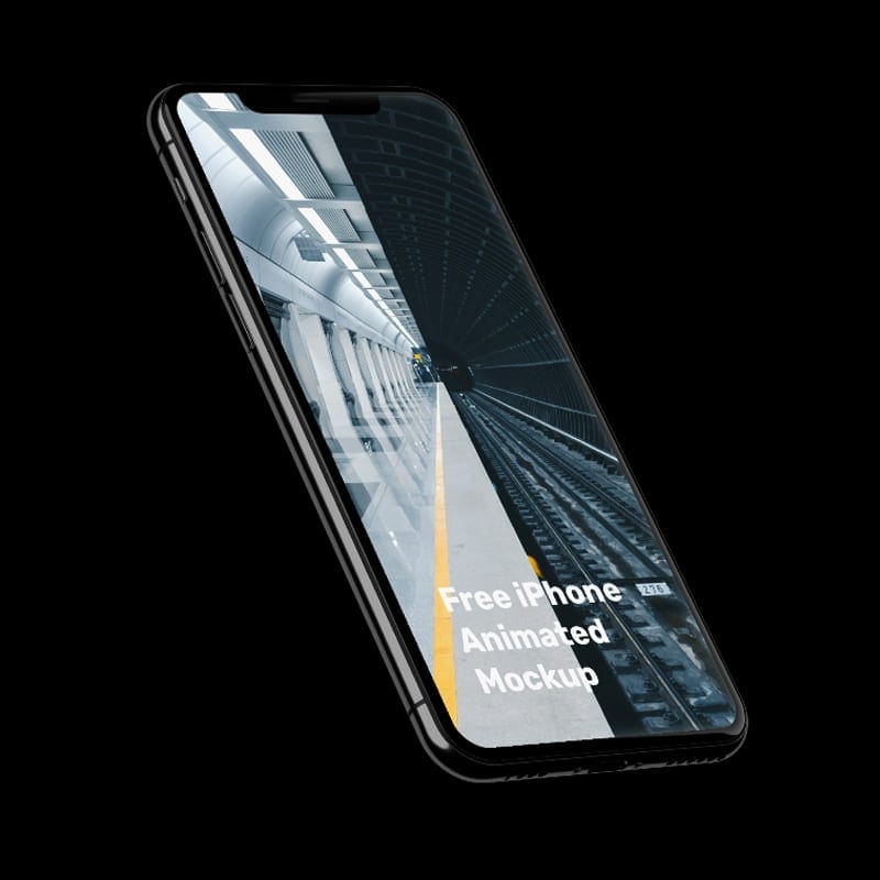 iPhone 11 Pro Twisted Animation Mockup