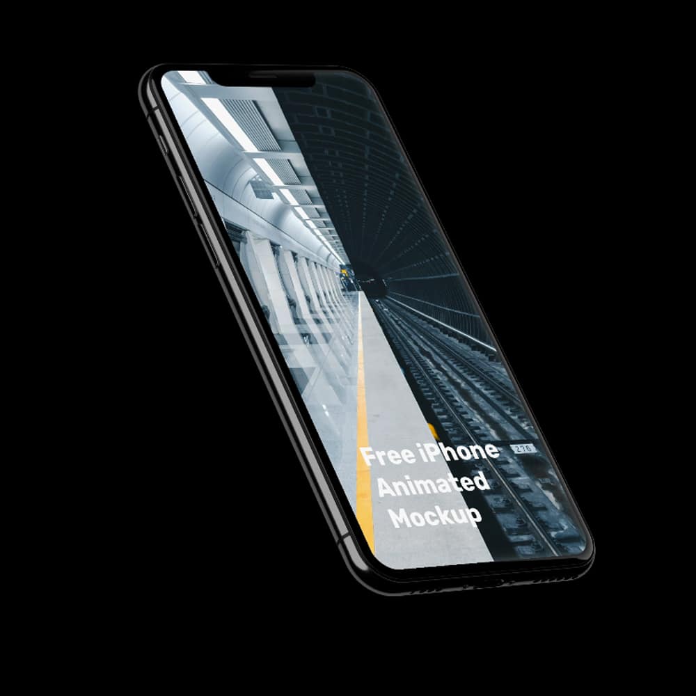 iPhone 11 Pro Twisted Animation Mockup