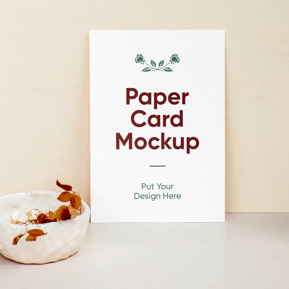 A4 Paper PSD Mockup