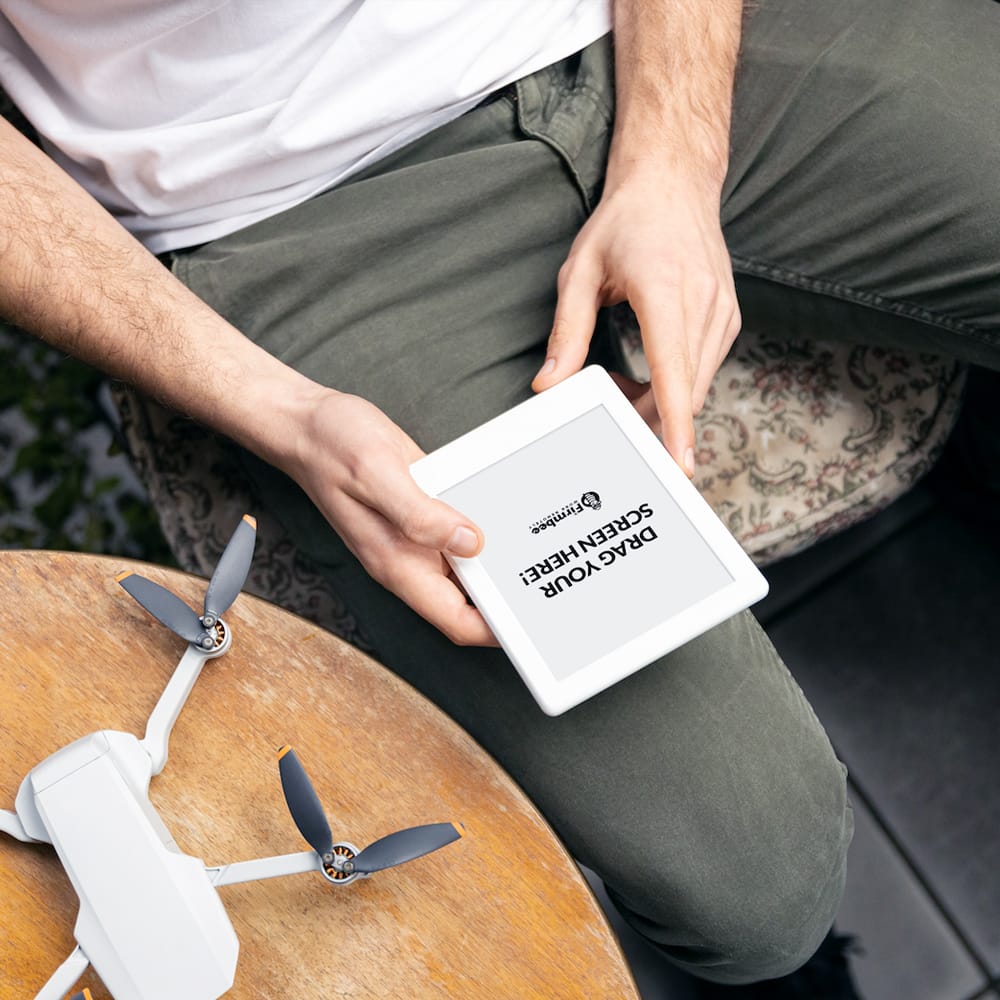 Amazon Kindle Free Mockup PSD