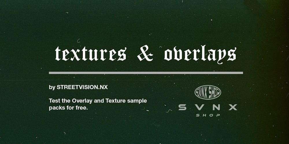 Analog Film Overlays and Textures