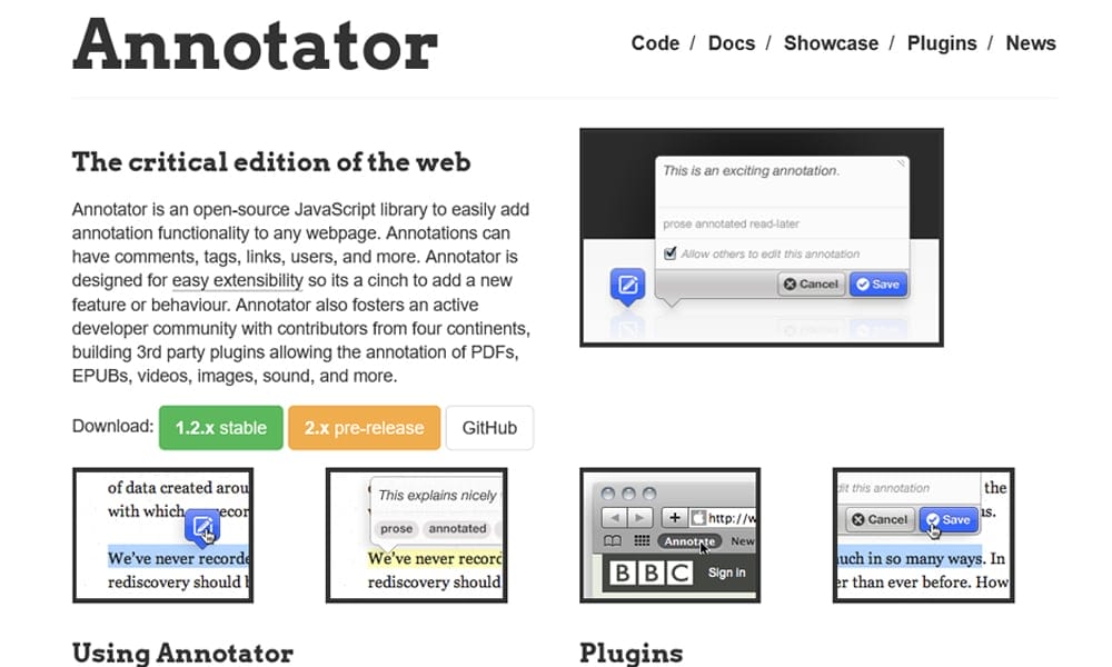 cloudbased open source screen annotation
