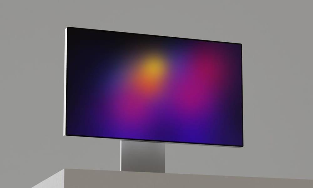 Apple Pro XDR Display Mockup