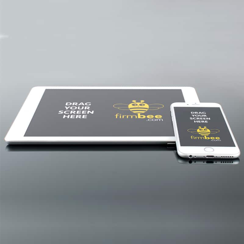 Apple iPhone and iPad Free Mockup PSD