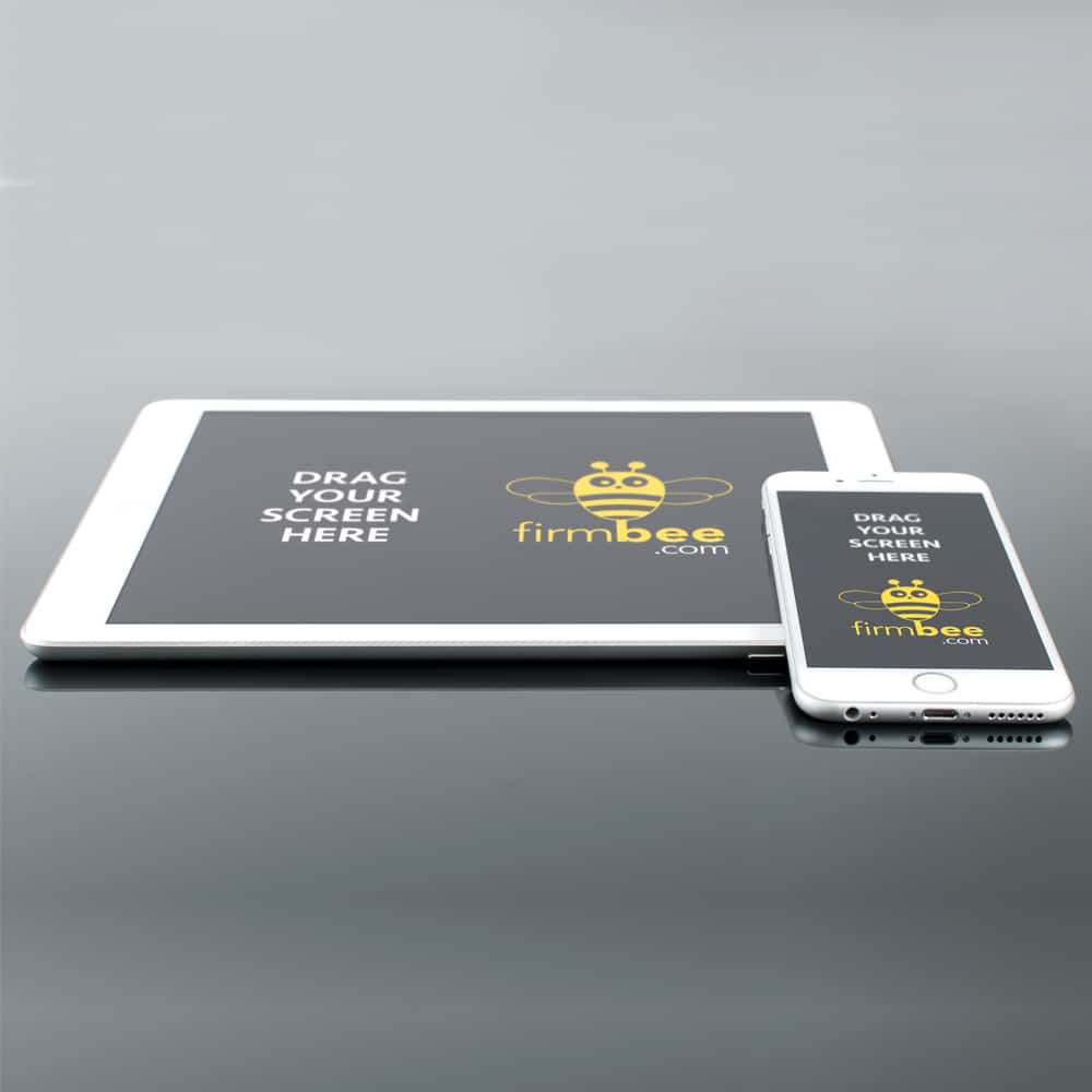 Apple iPhone and iPad Free Mockup PSD