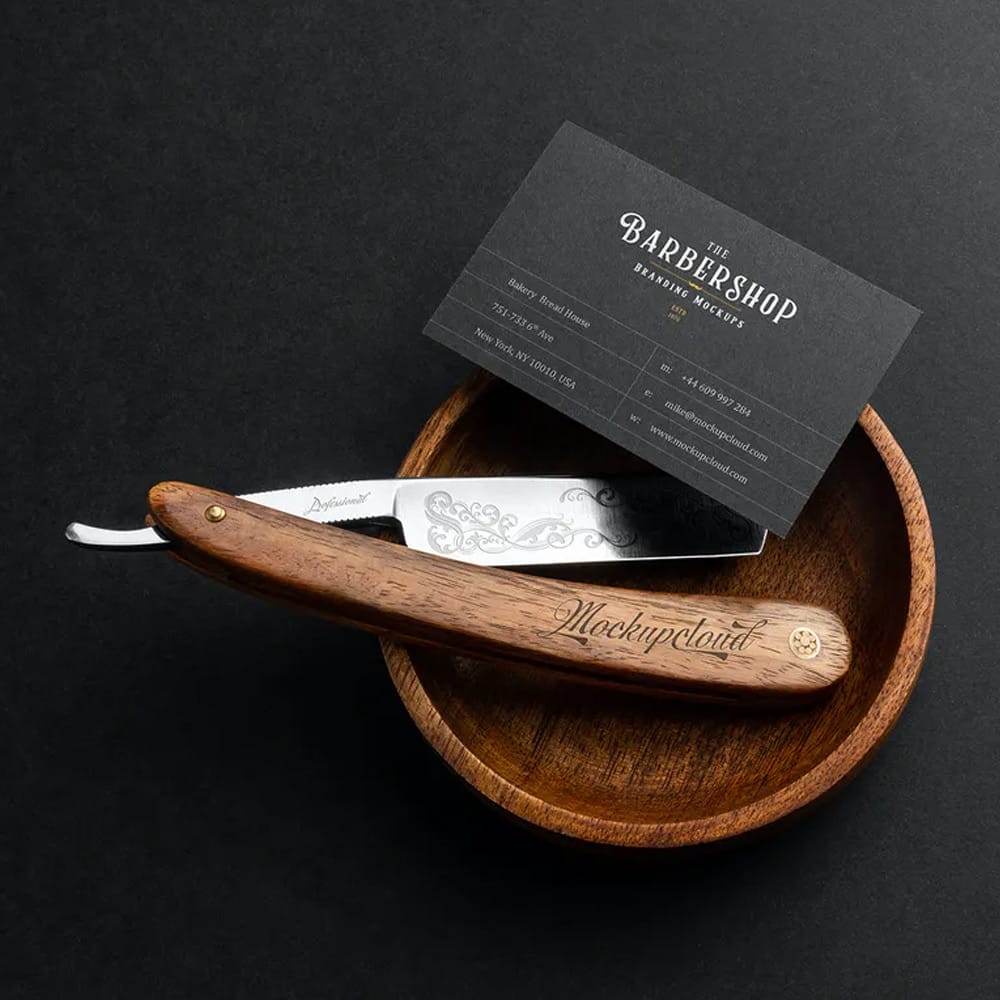 Barbershop Free Branding Mockup