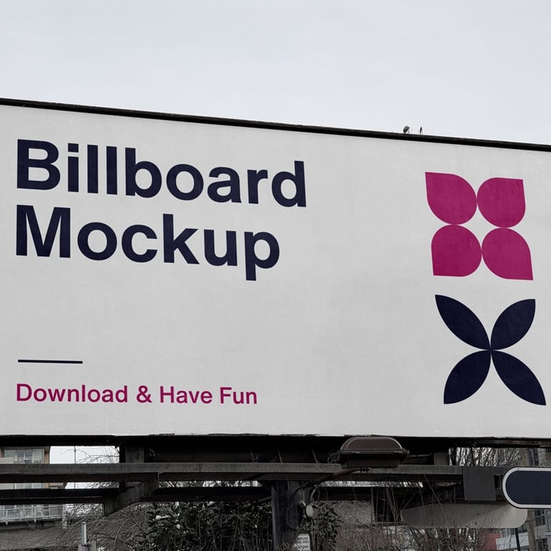 City Billboard PSD Mockup