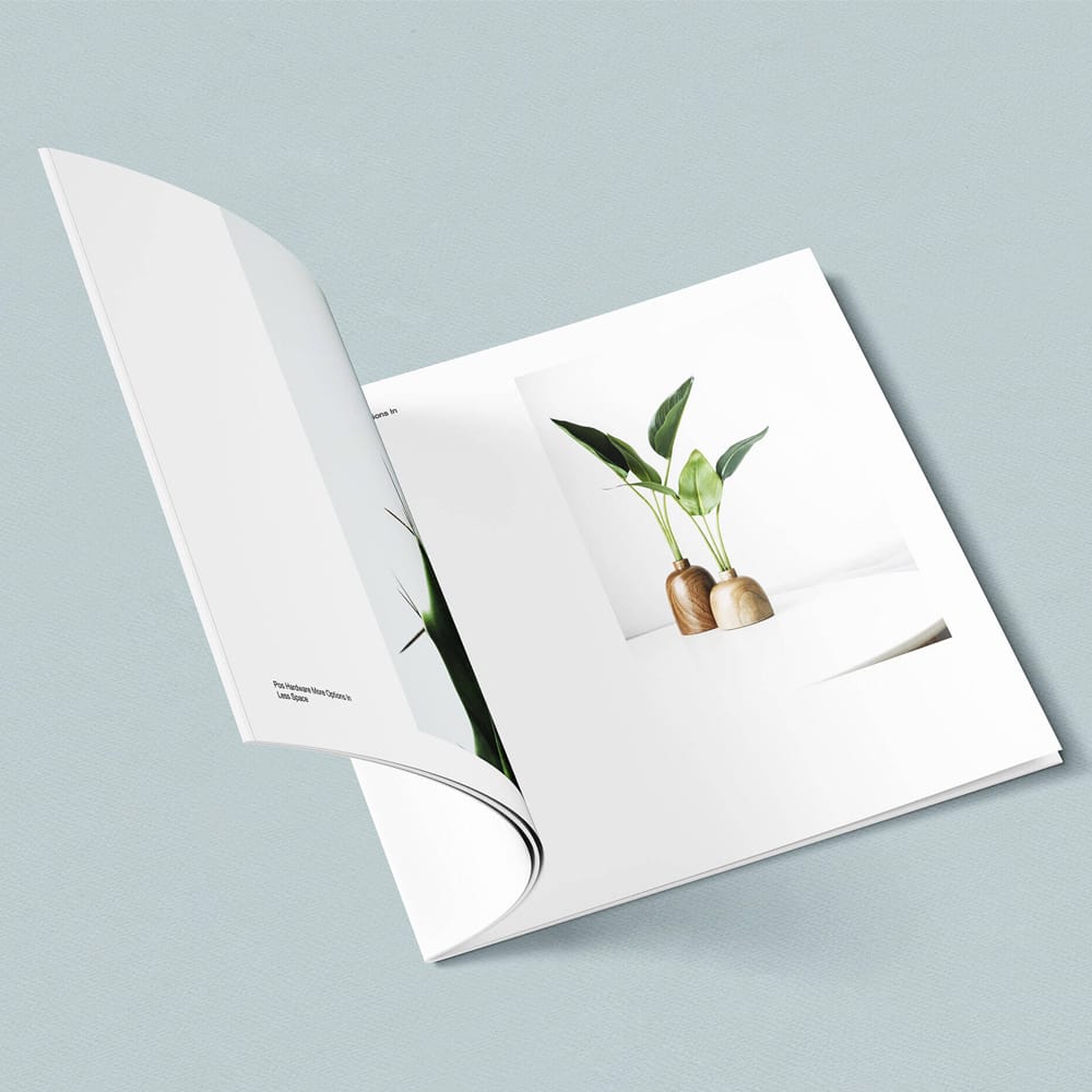 Classic Opened Magazine Mockup