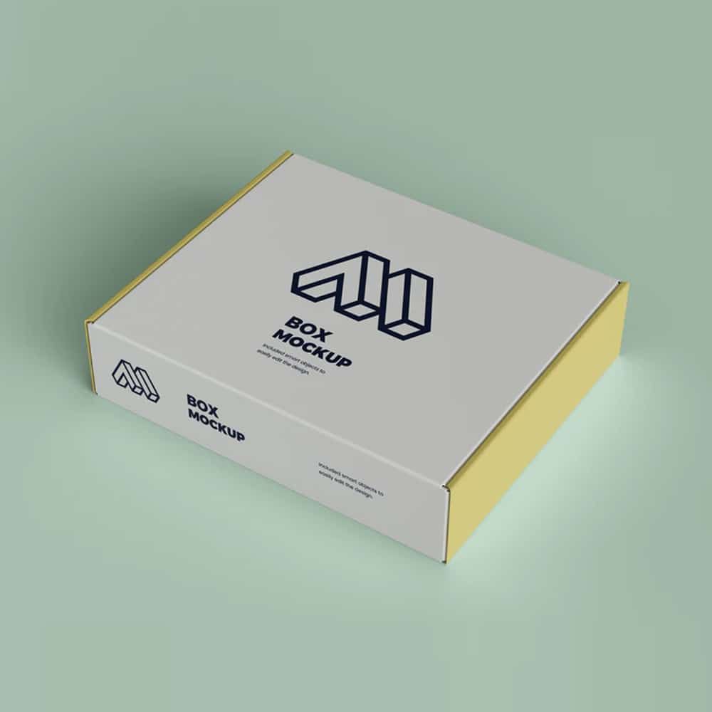 Closed Box PSD Mockup