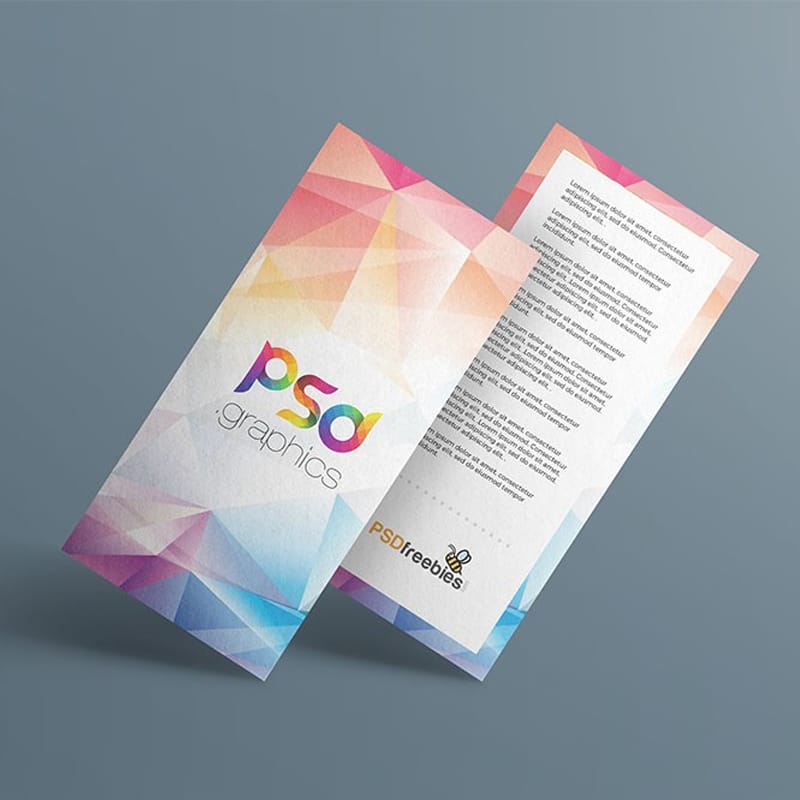 DL Flyer Mockup PSD Template