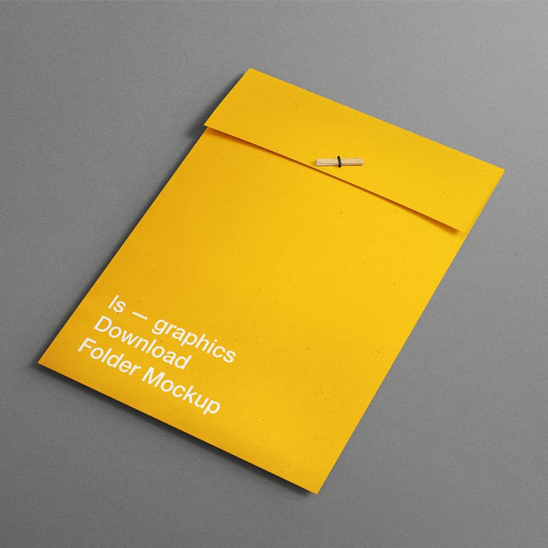 Free A4 Folder Mockup