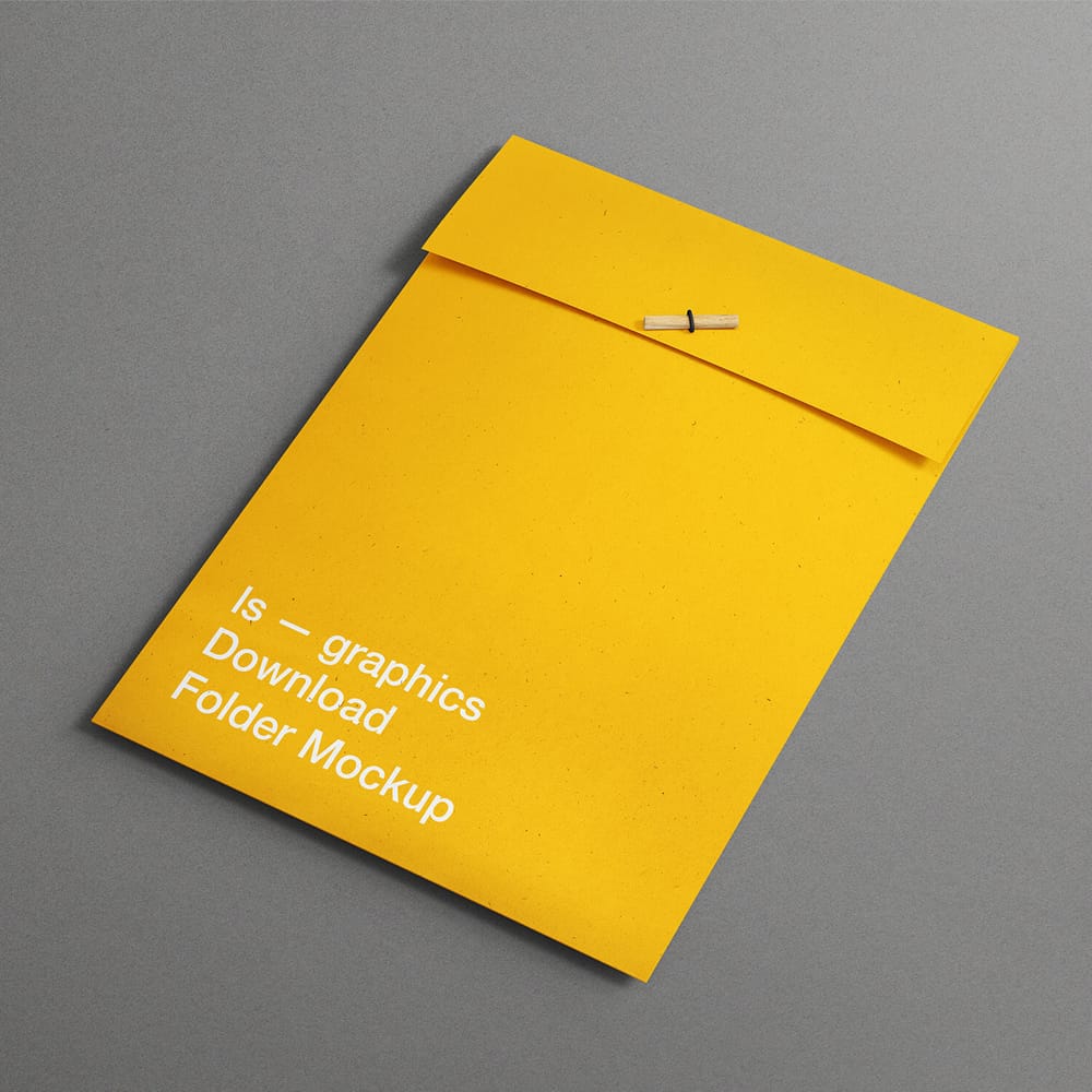 Free A4 Folder Mockup