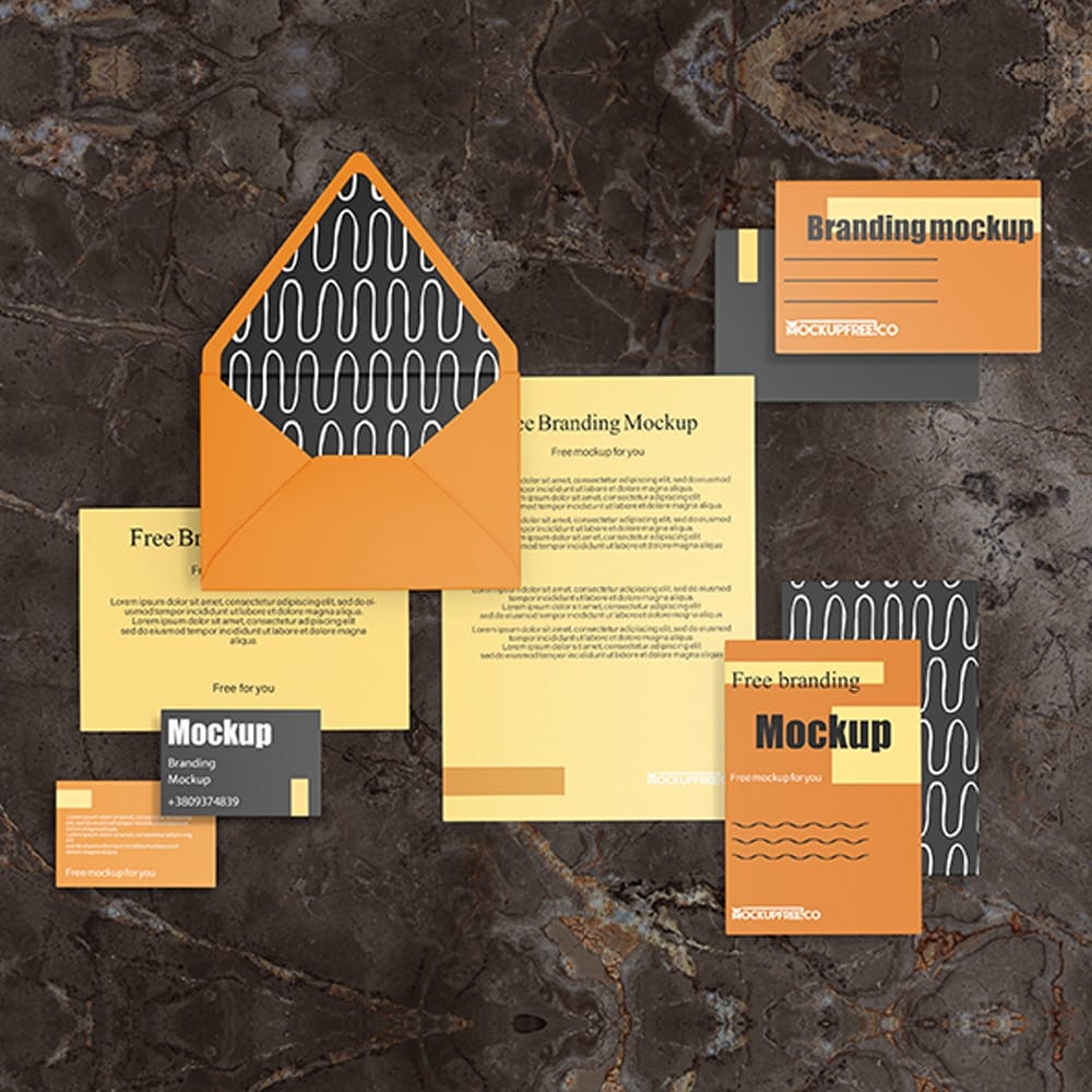 Free Branding Mockup PSD