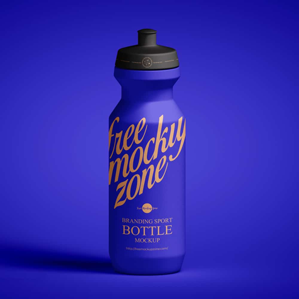 Free Branding Sport Bottle Mockup