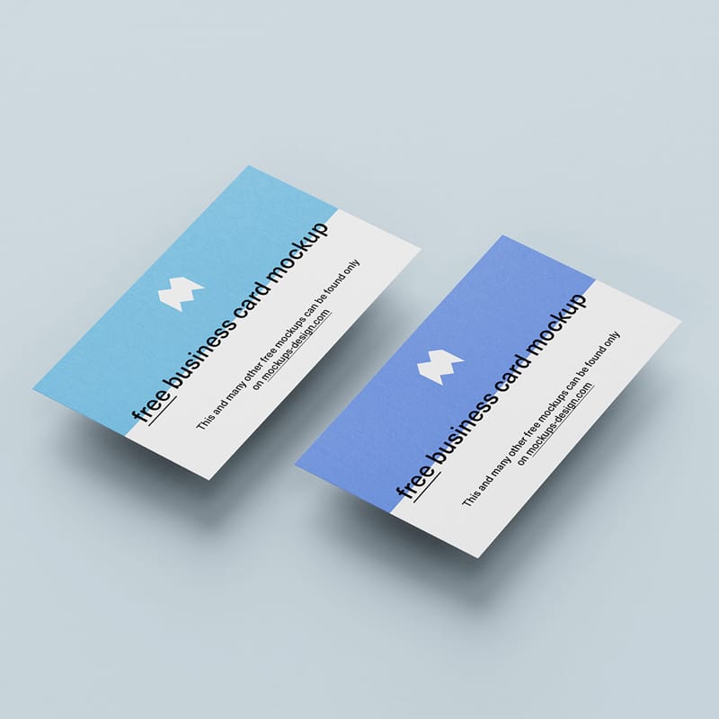 Free Business Cards Mockup