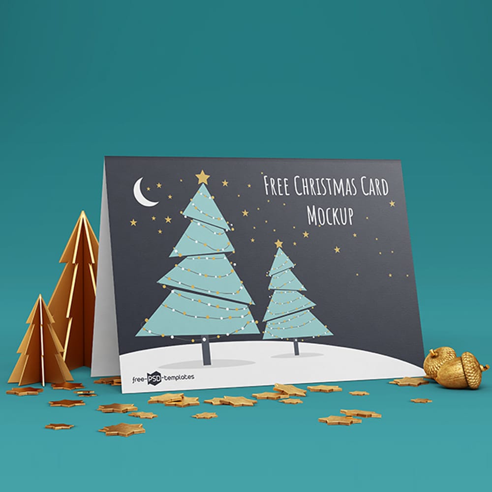 Free Christmas Background Scene Creator Template