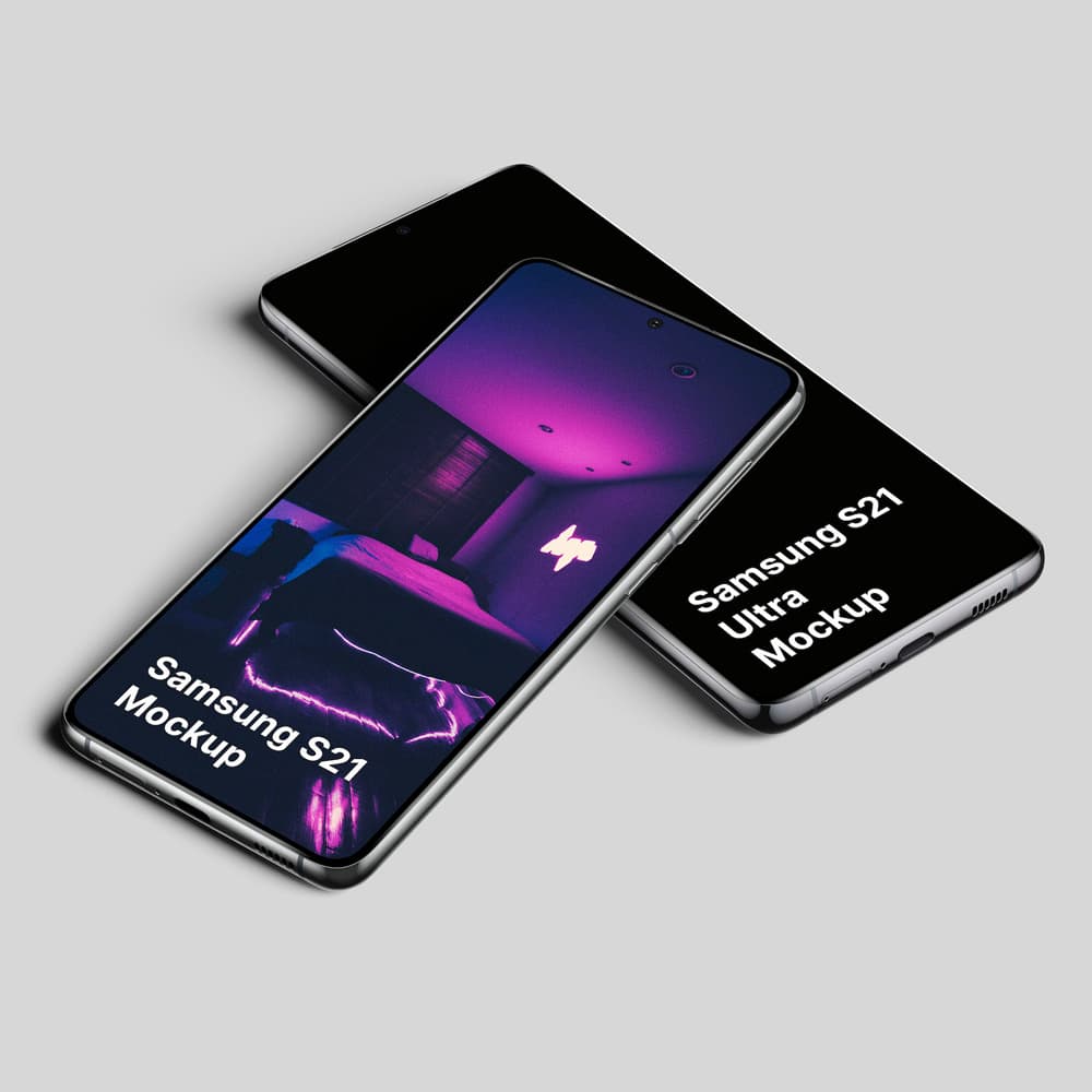 Free Galaxy S21 Mockups