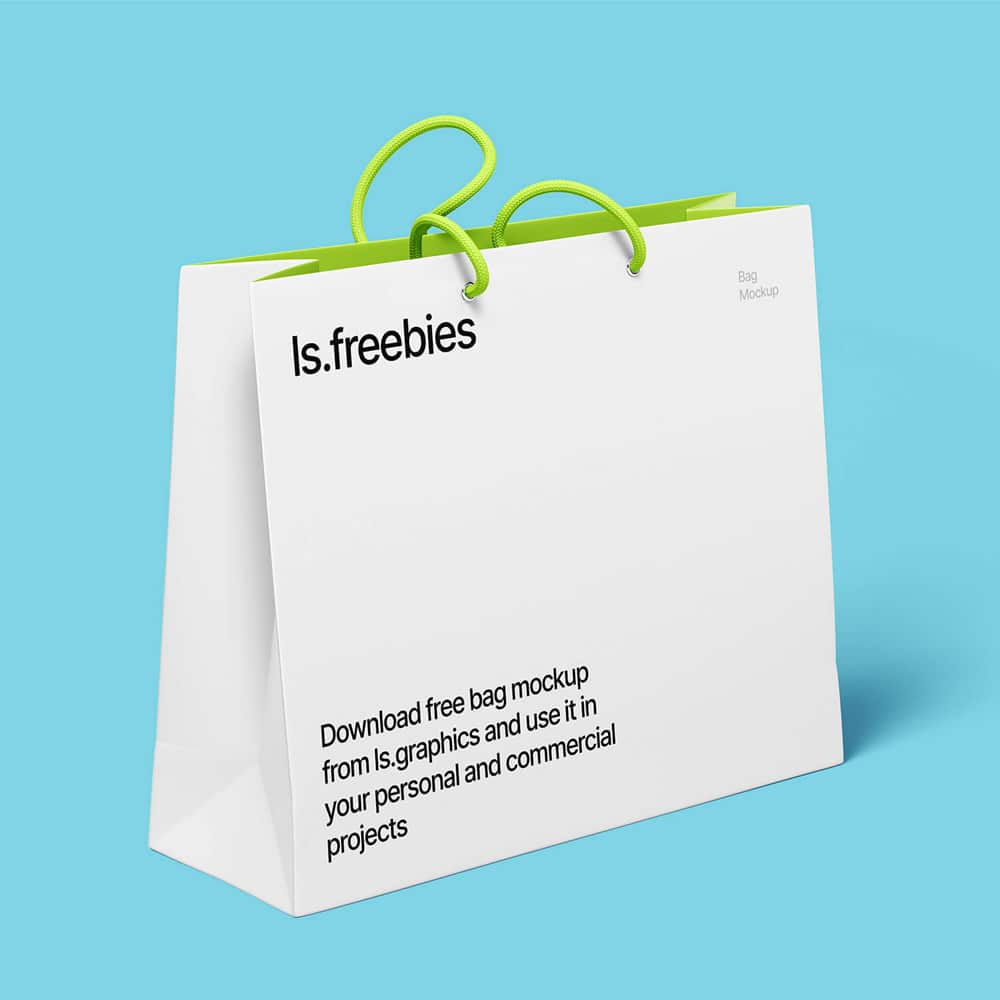 Free High Resolution Bag Mockup
