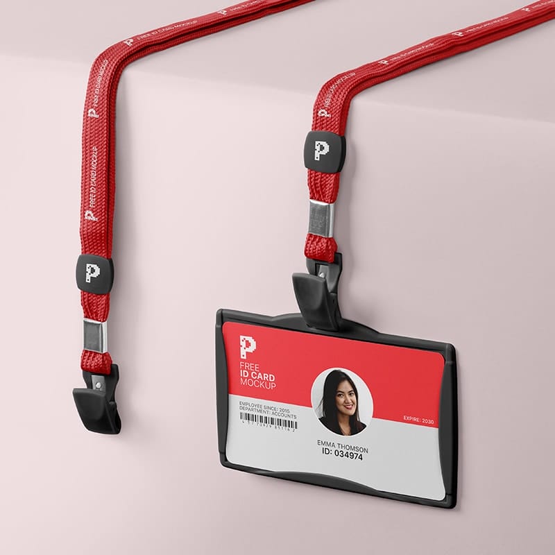 Free ID Card Mockup