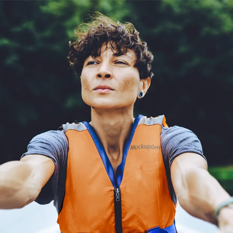 Free Life Jacket Mockup PSD Template