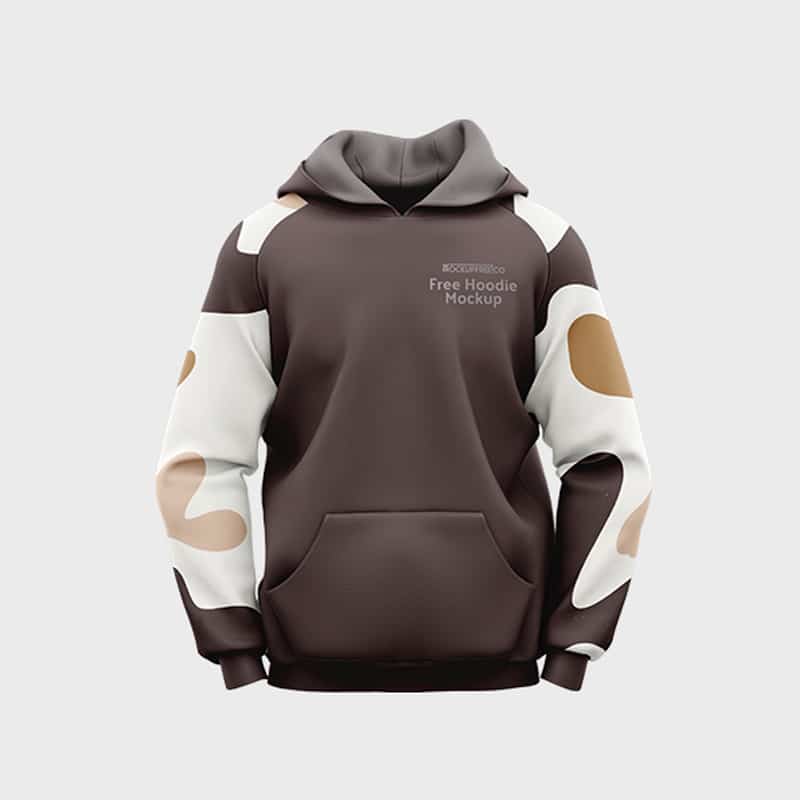 Free Mens Hoodie Mockup PSD