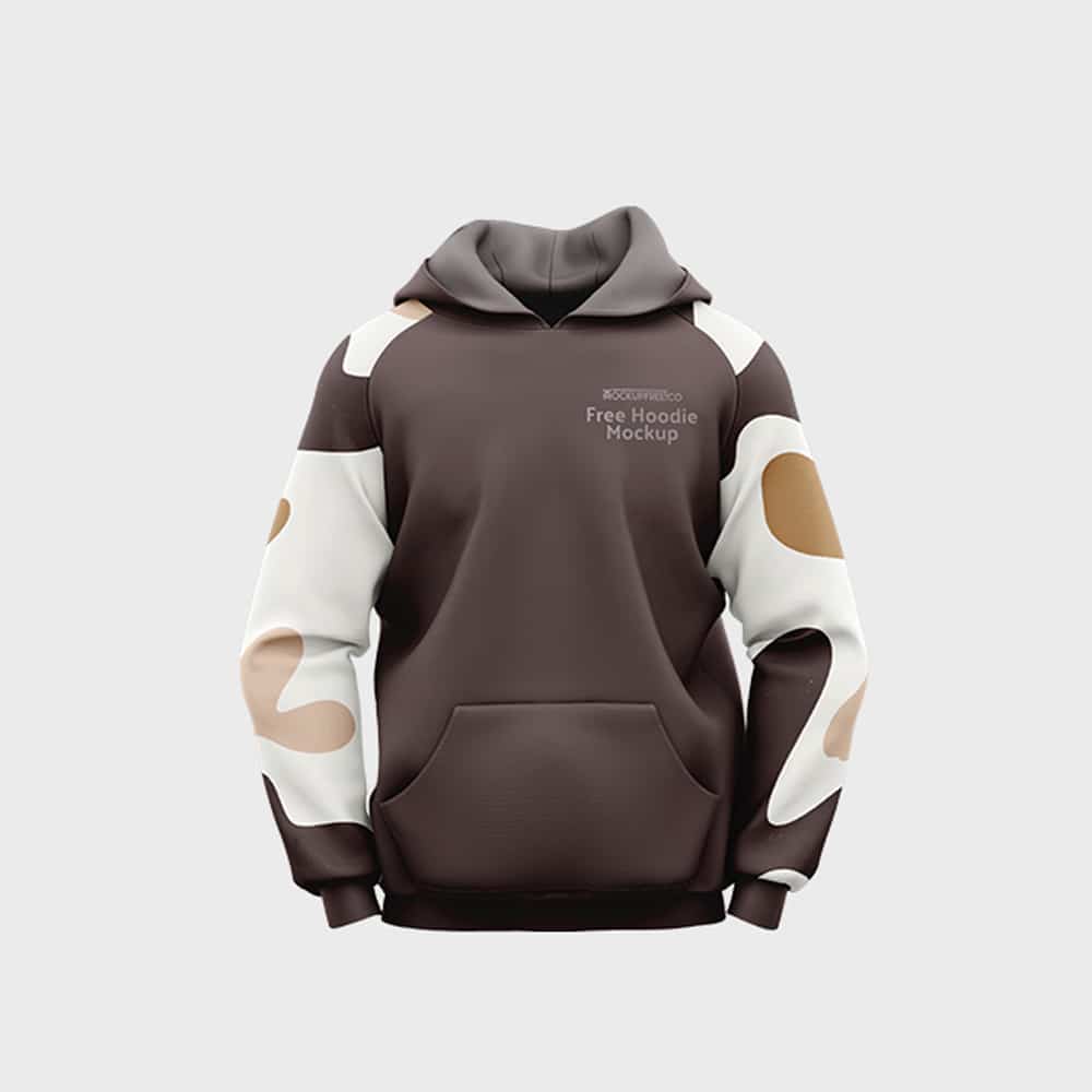 Free Mens Hoodie Mockup PSD