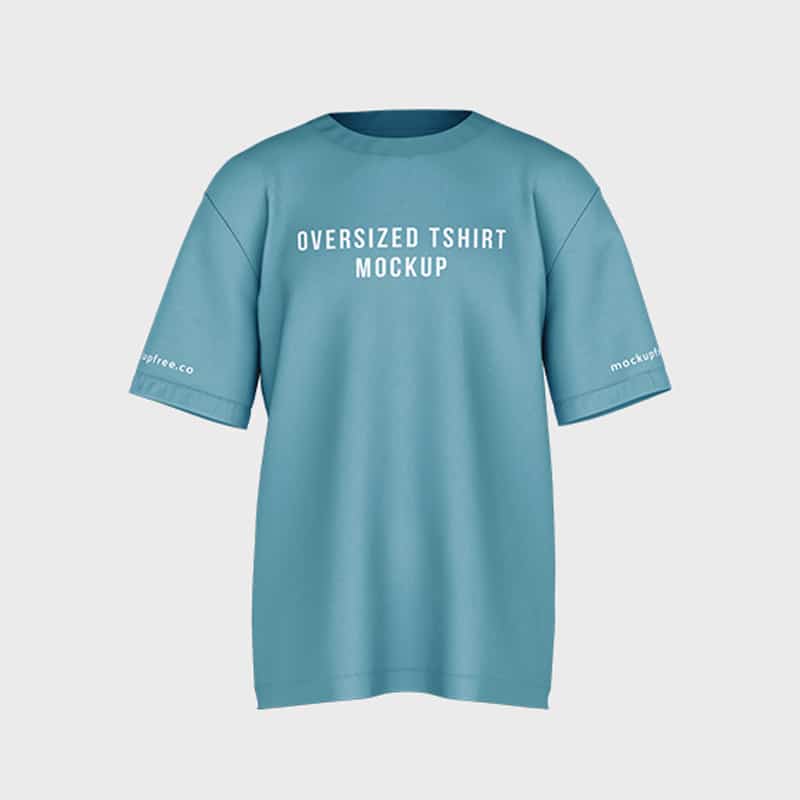 Free Oversized T-Shirt Mockup
