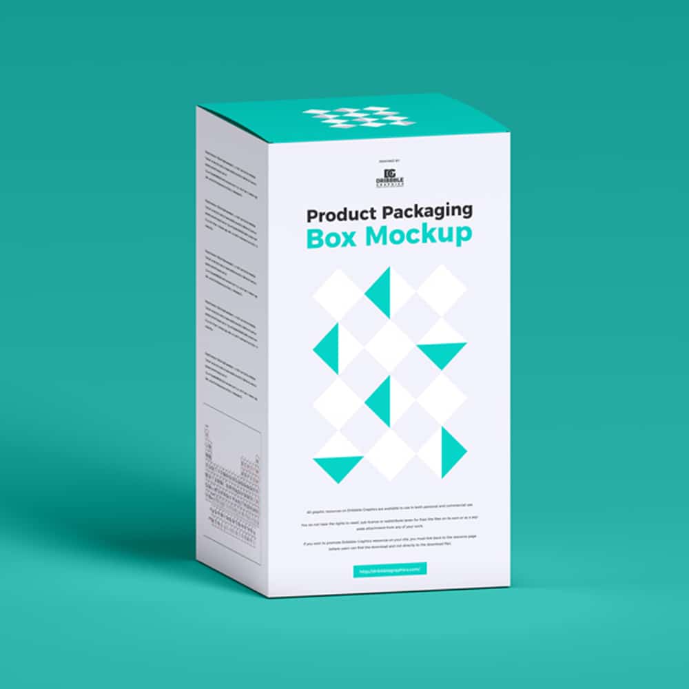 Free PSD Product Packaging Box Mockup