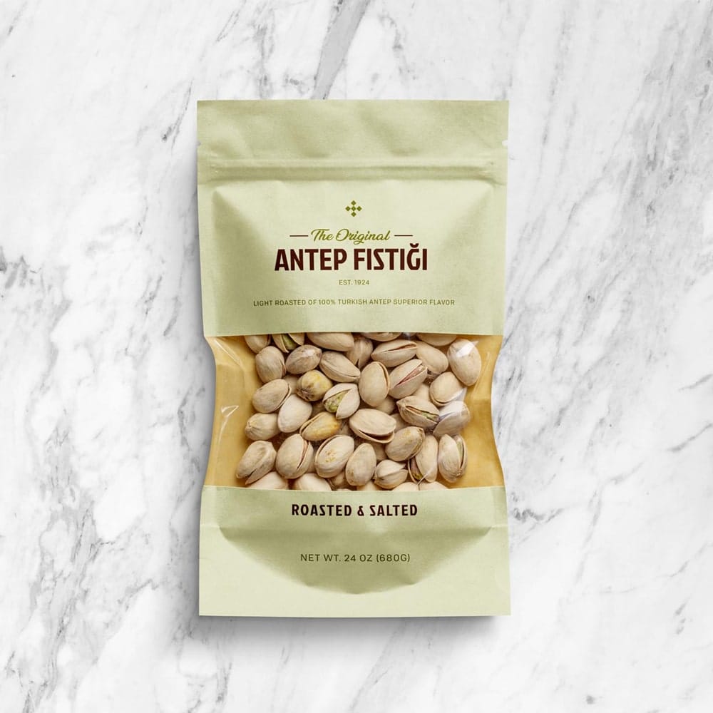 Free Pistachio Window Pouch Packaging Mockup PSD