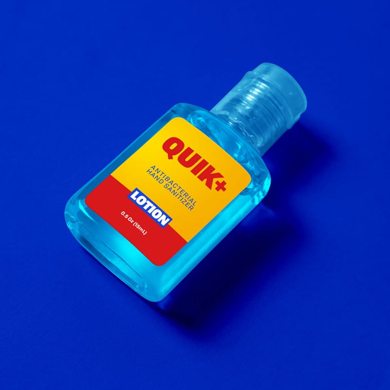 Free Small Hand Sanitizer Bottle Mockup PSD