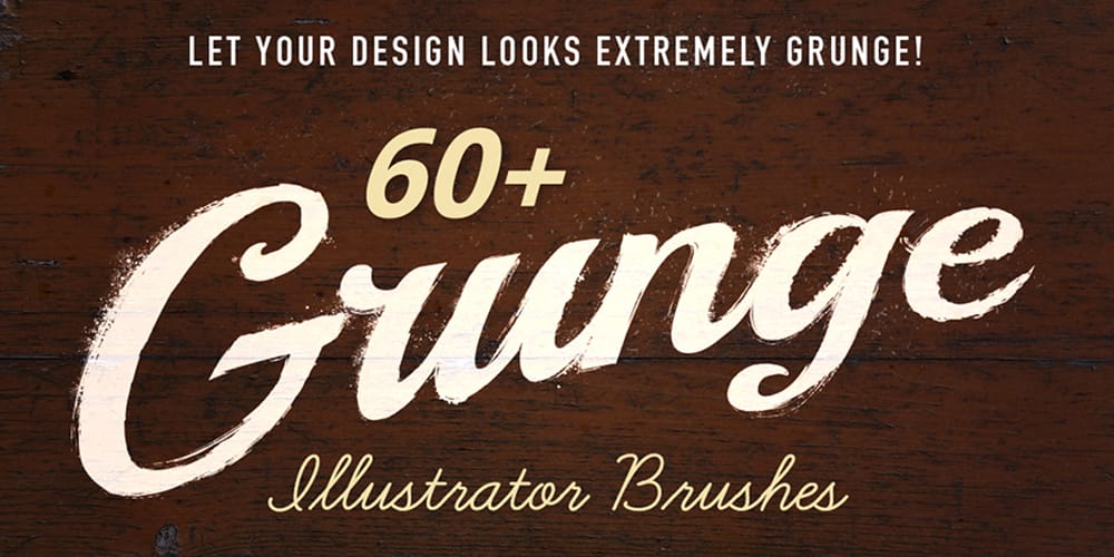  Grunge Illustrator Brushes