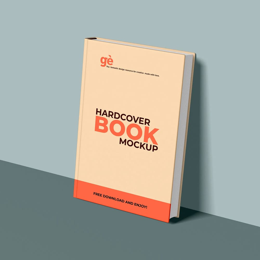 Hardcover Book Mockup