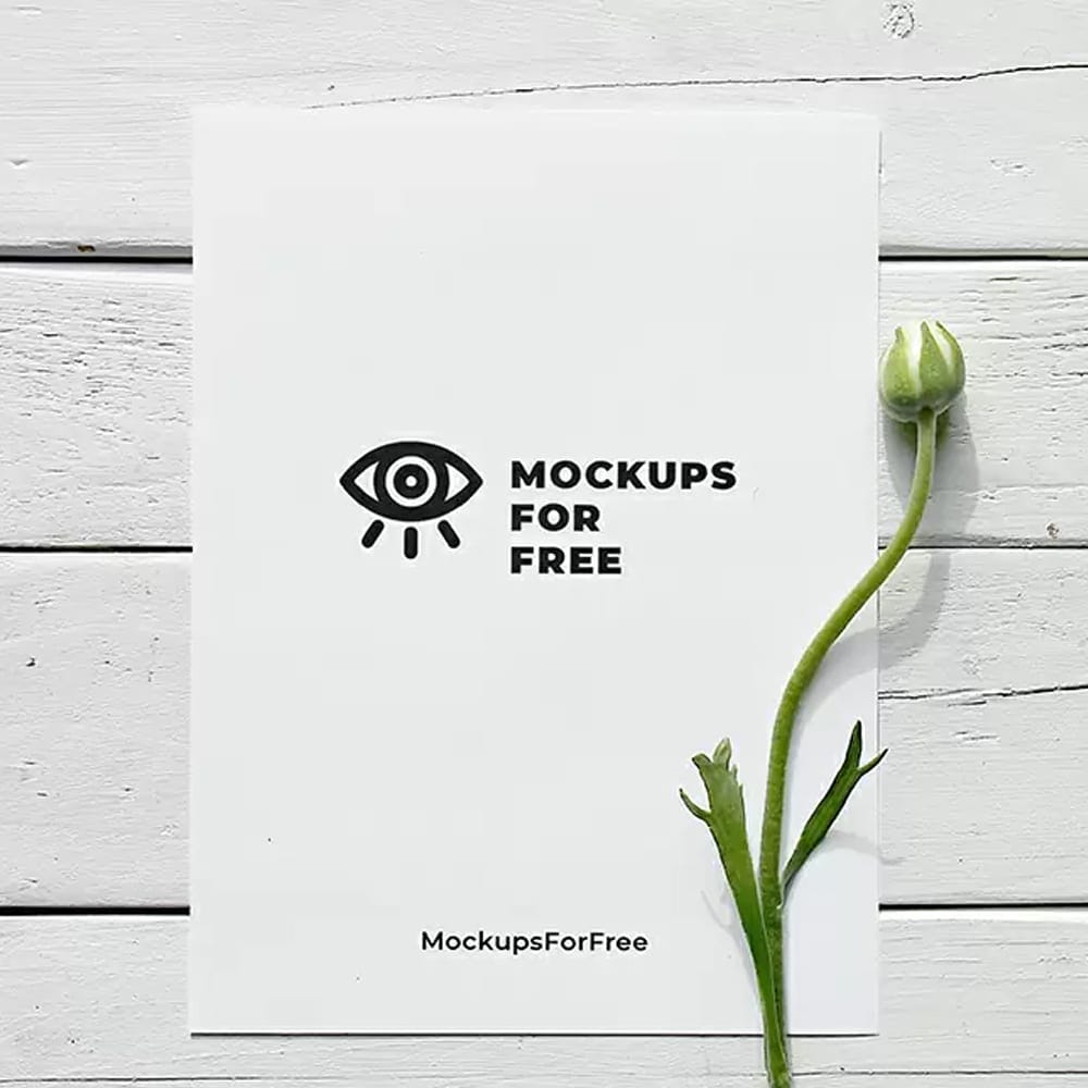 Logo On Paper Mockup