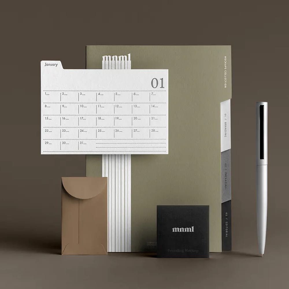 MNML Free Branding Mockup